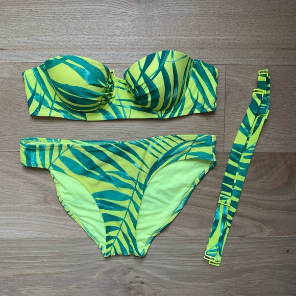 aerie Swim Tropical Neon Aerie Bikini Poshmark